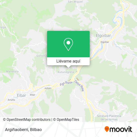 Mapa Argiñaoberri