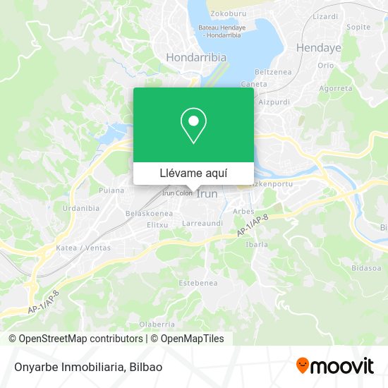 Mapa Onyarbe Inmobiliaria