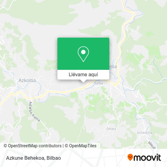 Mapa Azkune Behekoa
