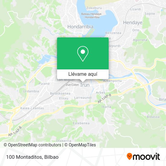 Mapa 100 Montaditos
