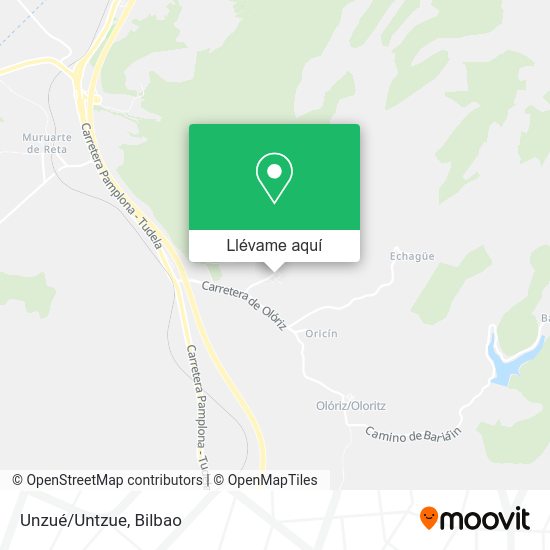 Mapa Unzué/Untzue