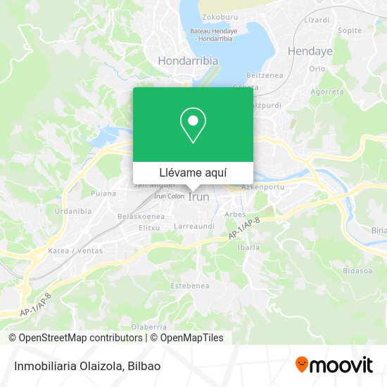 Mapa Inmobiliaria Olaizola
