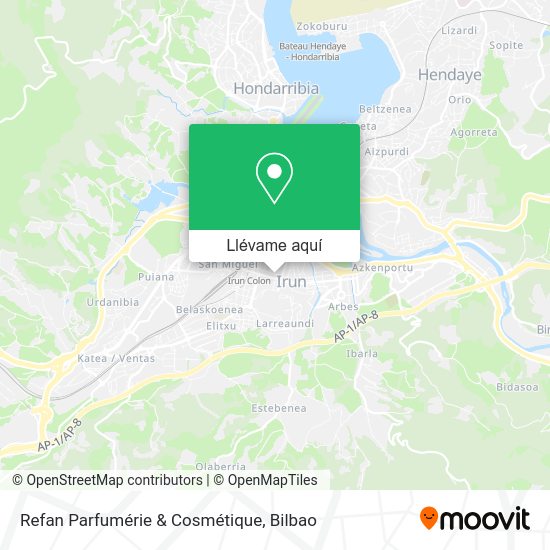 Mapa Refan Parfumérie & Cosmétique