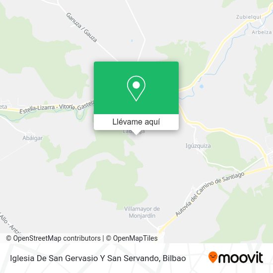 Mapa Iglesia De San Gervasio Y San Servando