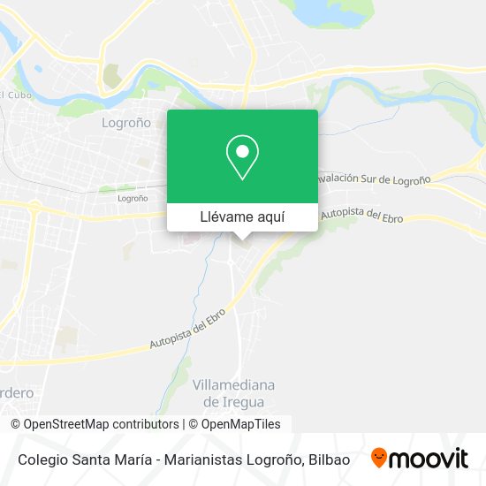 Mapa Colegio Santa María - Marianistas Logroño