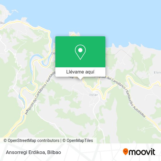 Mapa Ansorregi Erdikoa
