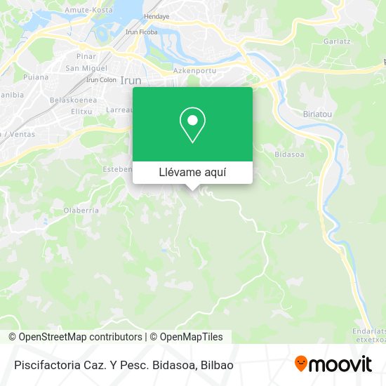 Mapa Piscifactoria Caz. Y Pesc. Bidasoa