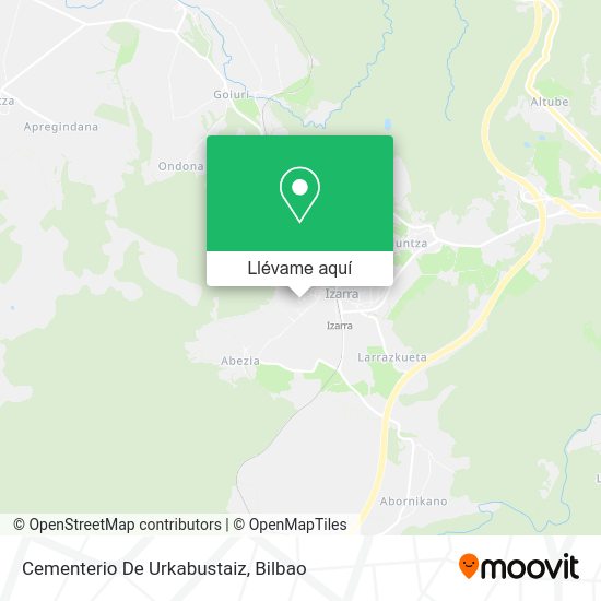 Mapa Cementerio De Urkabustaiz