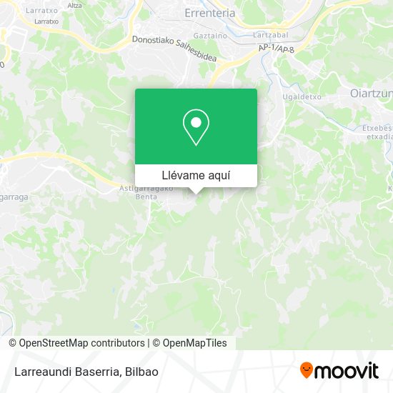 Mapa Larreaundi Baserria