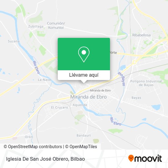 Mapa Iglesia De San José Obrero