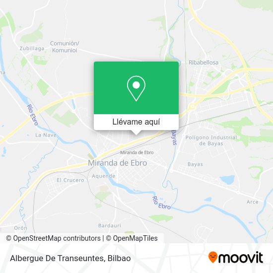 Mapa Albergue De Transeuntes