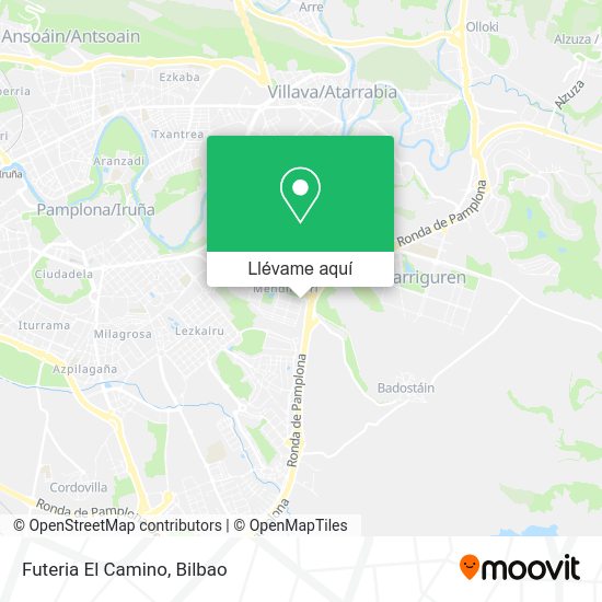 Mapa Futeria El Camino