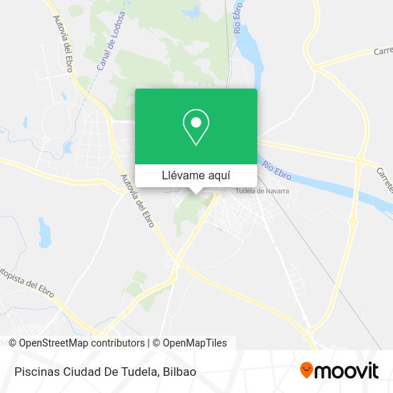 Mapa Piscinas Ciudad De Tudela