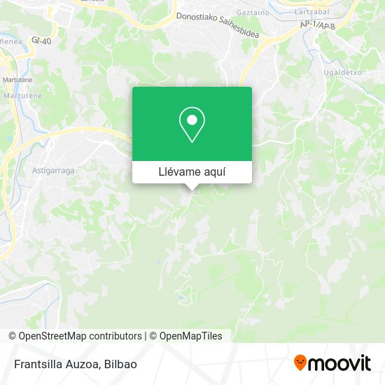 Mapa Frantsilla Auzoa
