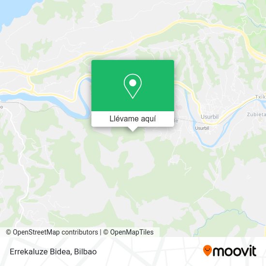 Mapa Errekaluze Bidea