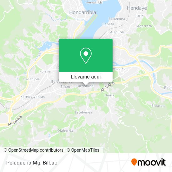Mapa Peluquería Mg