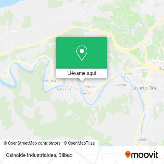 Mapa Osinalde Industrialdea