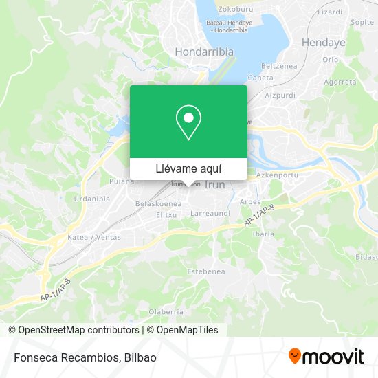 Mapa Fonseca Recambios