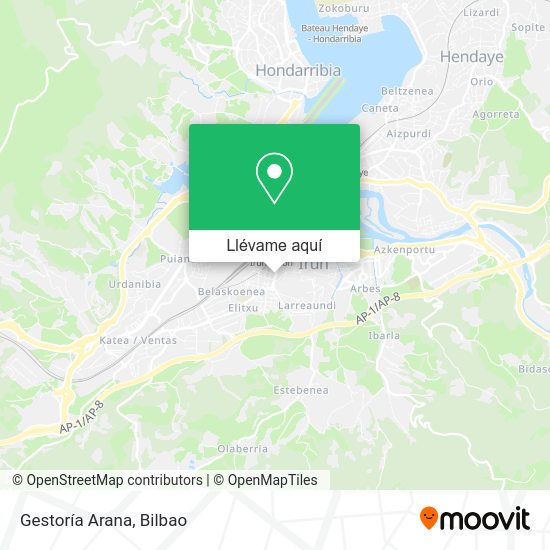 Mapa Gestoría Arana