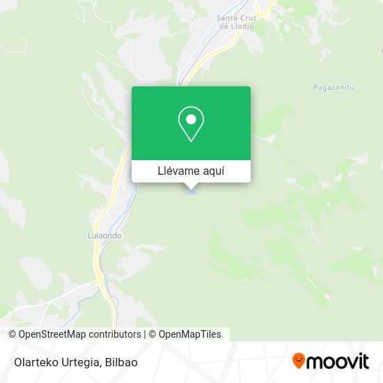 Mapa Olarteko Urtegia