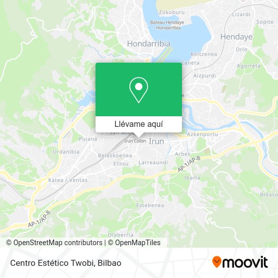 Mapa Centro Estético Twobi