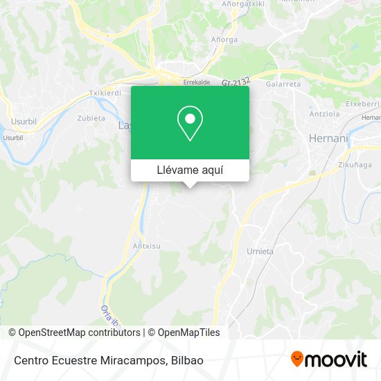 Mapa Centro Ecuestre Miracampos