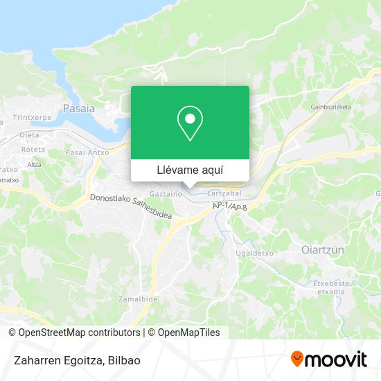 Mapa Zaharren Egoitza