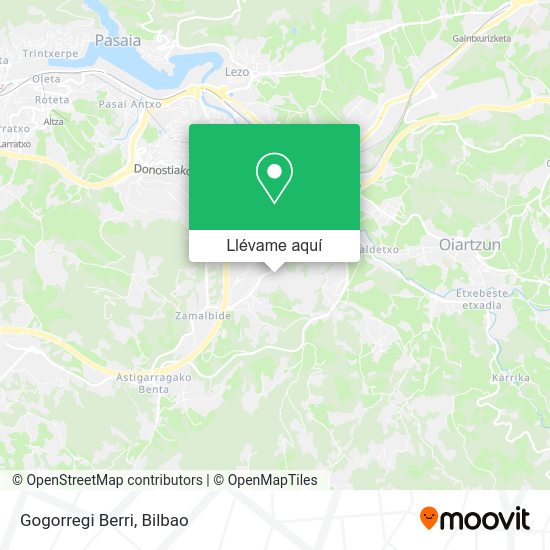 Mapa Gogorregi Berri