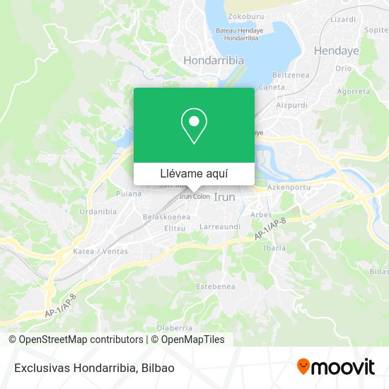 Mapa Exclusivas Hondarribia