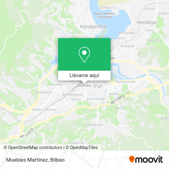Mapa Muebles Martínez