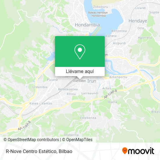 Mapa R-Nove Centro Estético