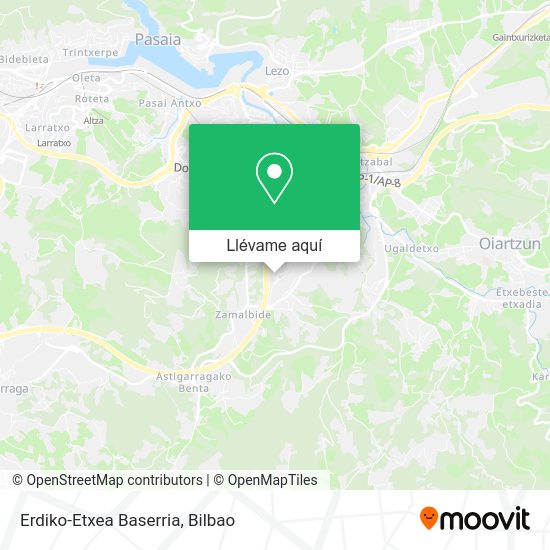 Mapa Erdiko-Etxea Baserria