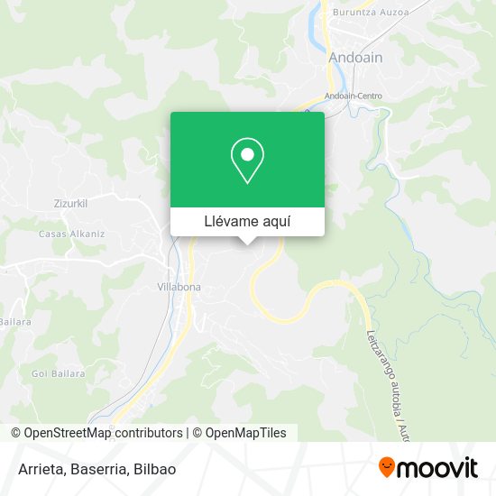 Mapa Arrieta, Baserria