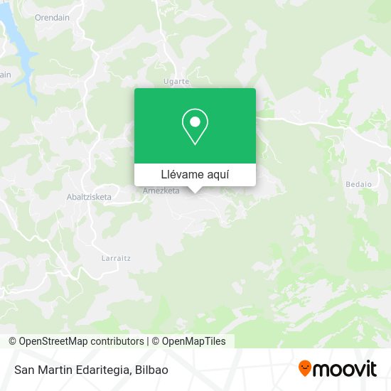 Mapa San Martin Edaritegia