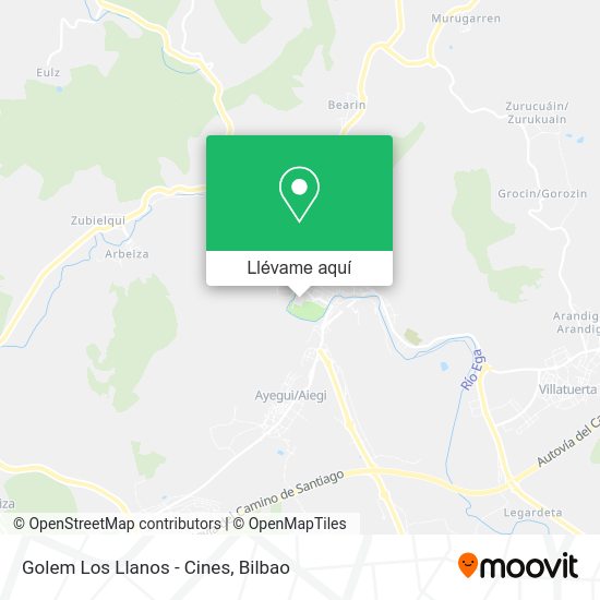 Mapa Golem Los Llanos - Cines