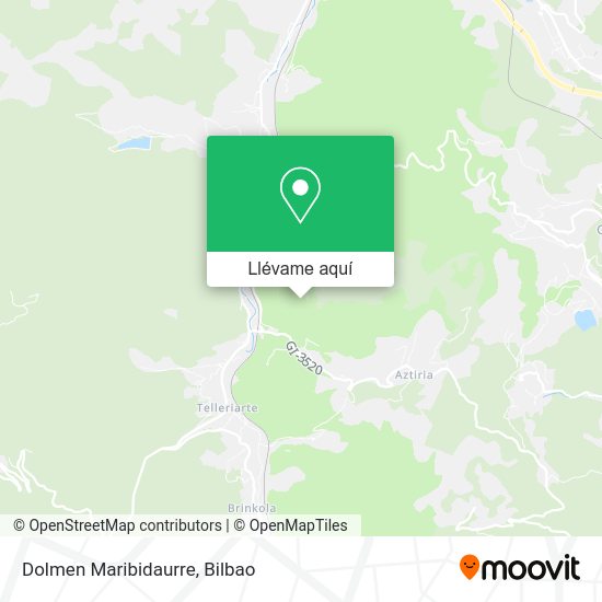Mapa Dolmen Maribidaurre