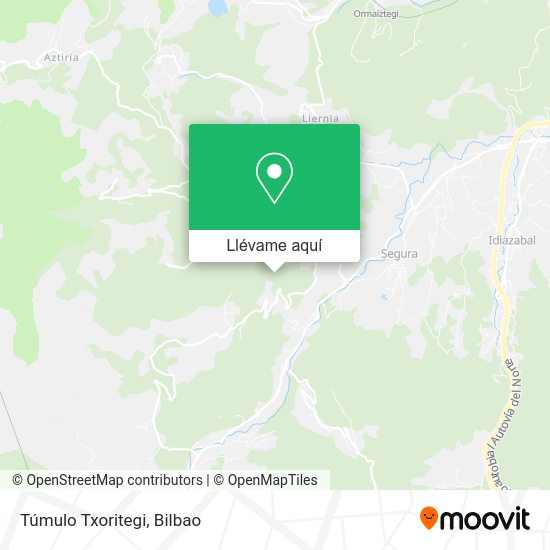 Mapa Túmulo Txoritegi
