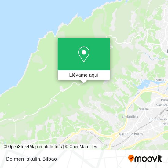 Mapa Dolmen Iskulin