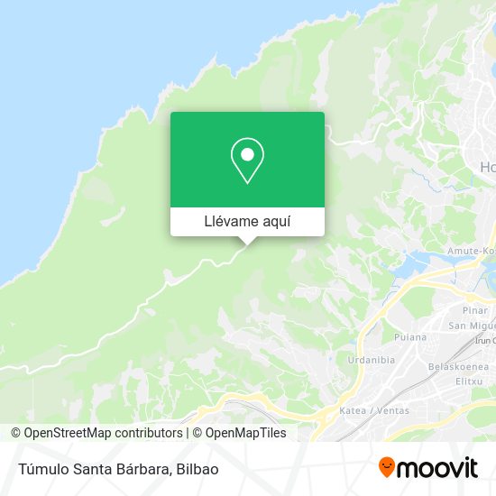 Mapa Túmulo Santa Bárbara