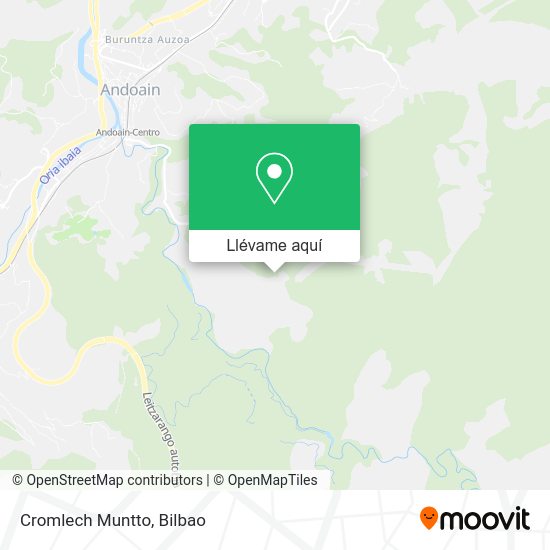Mapa Cromlech Muntto