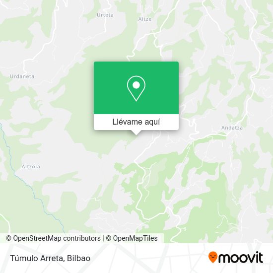 Mapa Túmulo Arreta