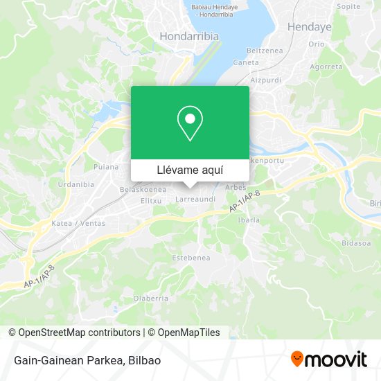 Mapa Gain-Gainean Parkea