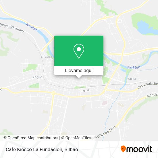 Mapa Café Kiosco La Fundación
