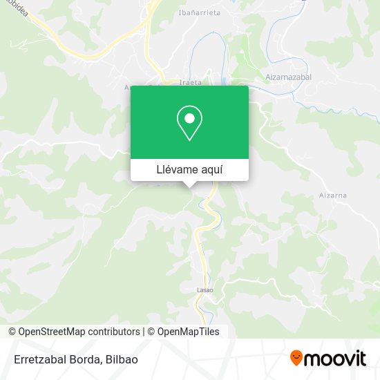 Mapa Erretzabal Borda