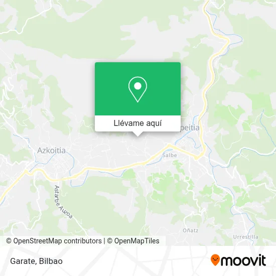 Mapa Garate