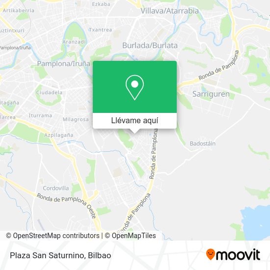 Mapa Plaza San Saturnino