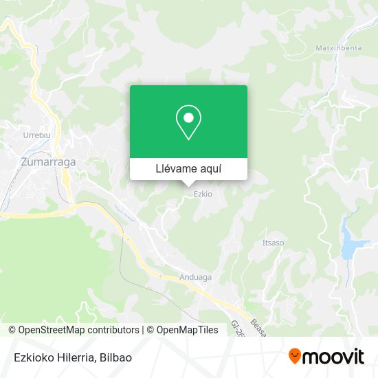 Mapa Ezkioko Hilerria