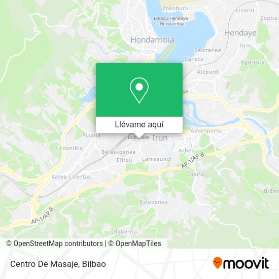Mapa Centro De Masaje