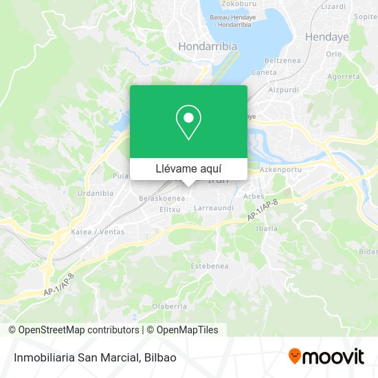 Mapa Inmobiliaria San Marcial