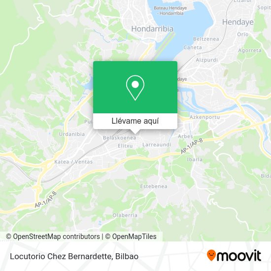 Mapa Locutorio Chez Bernardette